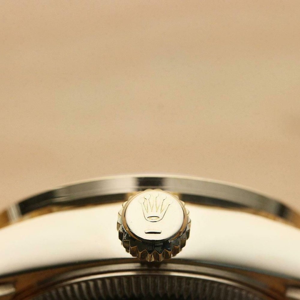 Sale! Rolex President 18k Yellow Gold w/ Ruby + Diamond Bezel - Picture 8 of 8